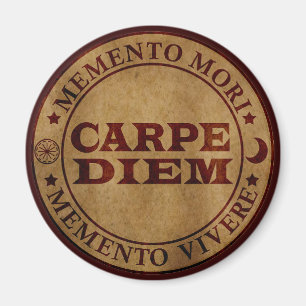Imán Carpe diem Toma el día Memento mori