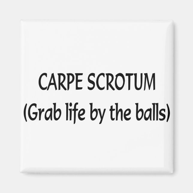 Imán Carpe Scrotum (Frente)