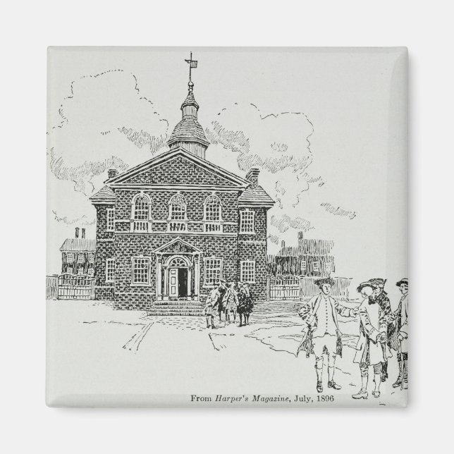 Imán Carpenter's Hall Philadelphia (Frente)