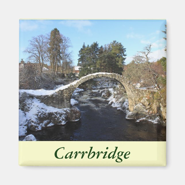 Imán Carrbridge, Escocia (Frente)