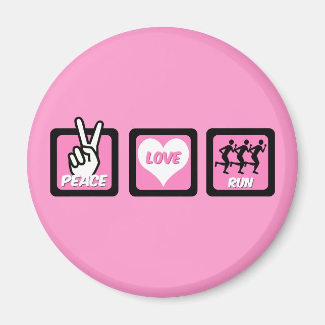 Imán Carrera de amor por la paz (Frente)