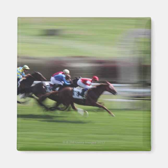 Imán carrera de caballos (Frente)