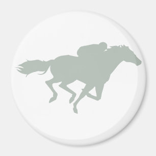 Imán Carrera de caballos del gris de ceniza