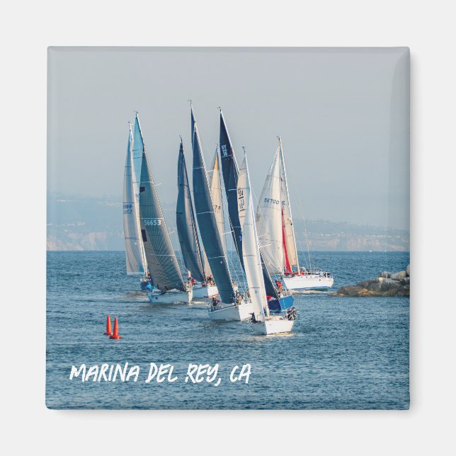 Imán Carrera de yates - Marina Del Rey, CA (Frente)