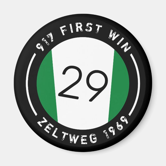 Imán Carreras de 1969 (Frente)