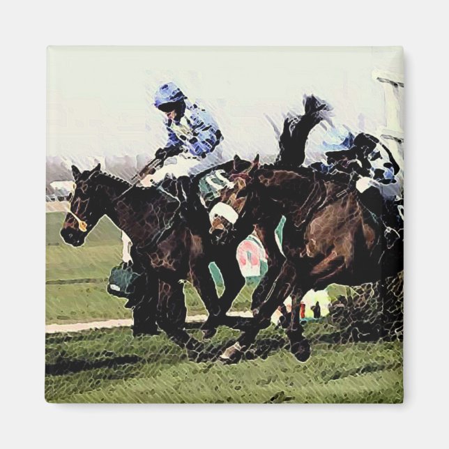 Imán Carreras de caballos (Frente)