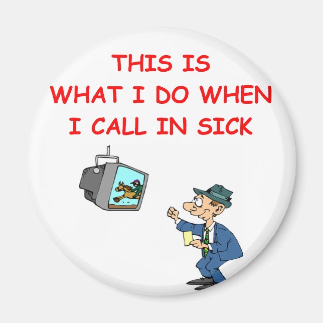 Imán carreras de caballos (Frente)