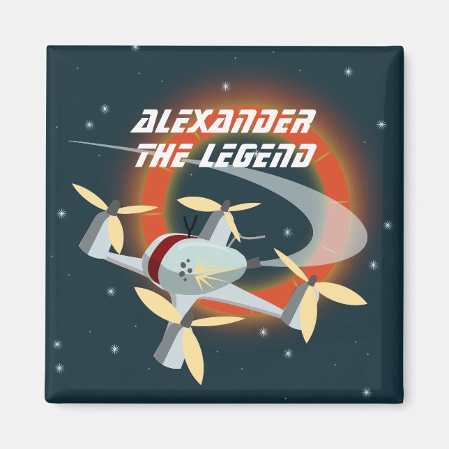 Imán Carreras de drones (Frente)