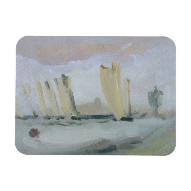 Imán Carreras de yates en el Solent, atribuida previame (Horizontal)