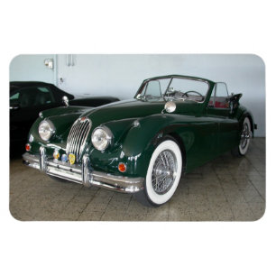 Imán Carreras Jaguar verde XK 120