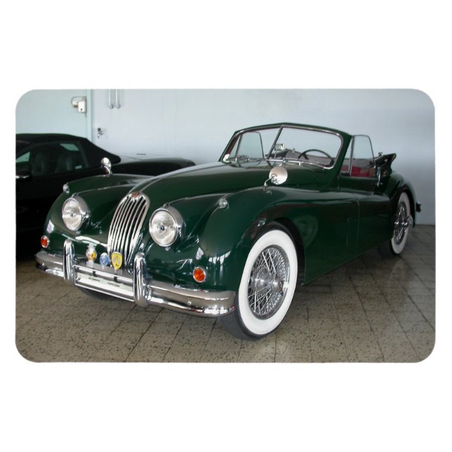 Imán Carreras Verde Jaguar XK 120 (Horizontal)