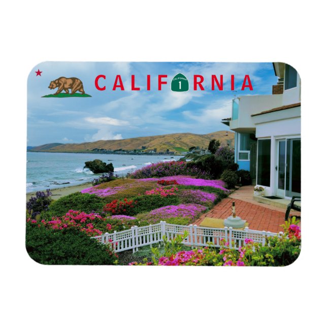 Imán Carretera 1 de California (Horizontal)