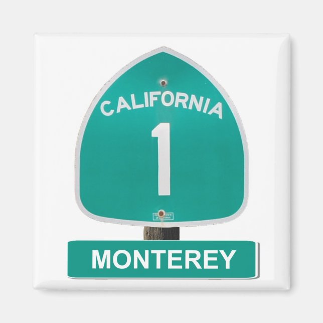 Imán Carretera 1 de Monterey (Frente)