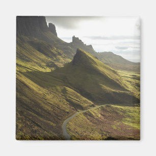 Imán Carretera ascendente a The Quiraing, Isla de Skye,