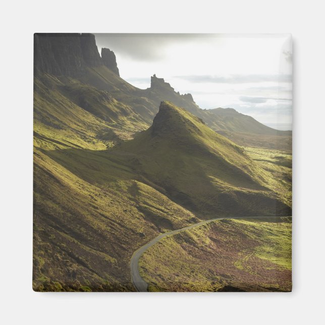 Imán Carretera ascendente a The Quiraing, Isla de Skye, (Frente)