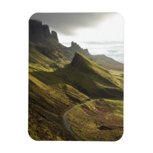 Imán Carretera ascendente a The Quiraing, Isla de Skye,