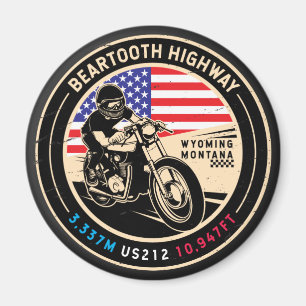 Imán Carretera Beartooth All American Road Motorcycle