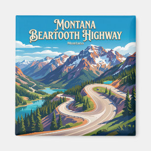 Imán Carretera Beartooth Montana