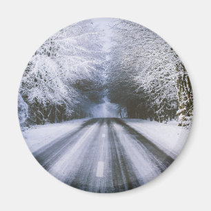 Imán carretera de invierno