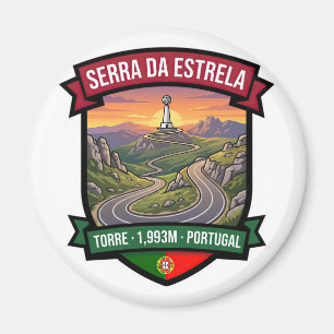 Imán Carretera de montaña de Serra da Estrela Portugal