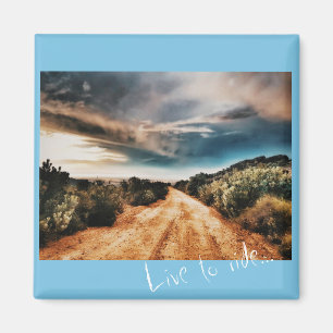 Imán Carretera de nubes tormentosas Paisaje Sudáfrica I