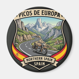 Imán Carretera Escénica de Montaña Picos de Europa Espa