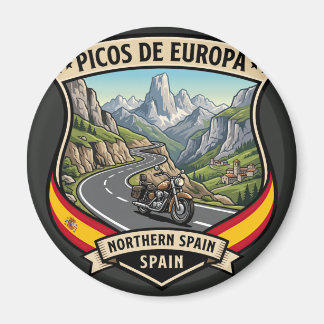 Imán Carretera Escénica de Montaña Picos de Europa Espa