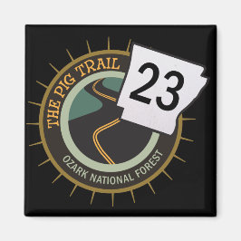 Imán Carretera Pig Trail 23 Carretera de Motocicleta Ar