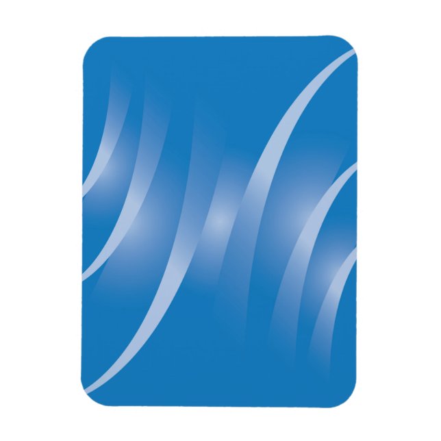 Imán carreteras en azul (Vertical)