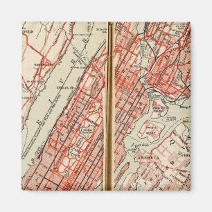 Imán Carreteras para bicicletas en Nueva York y Conneti