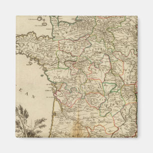 Imán Carreteras postales de Francia