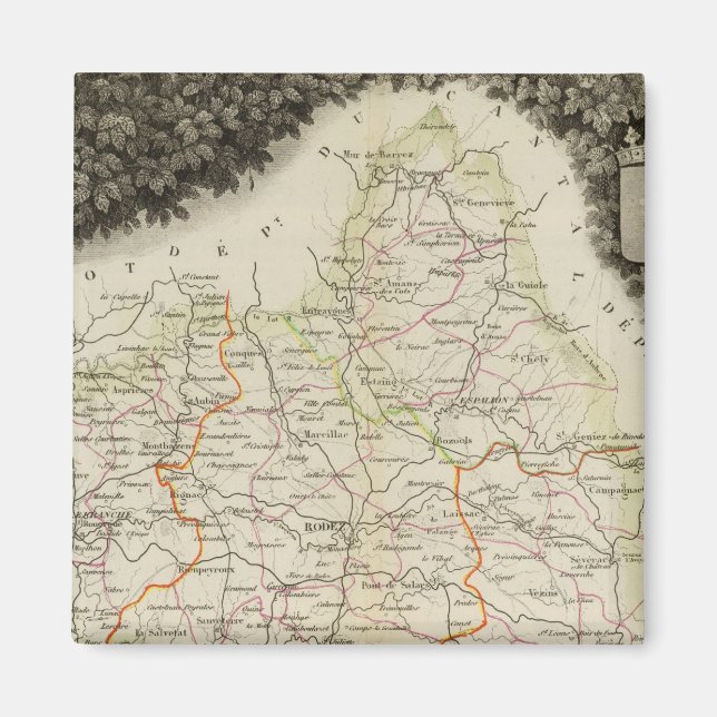 Imán Carreteras, pueblos, ciudades (Frente)