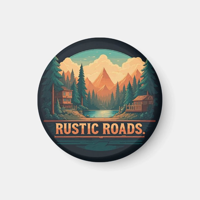 Imán Carreteras rusas (Frente)