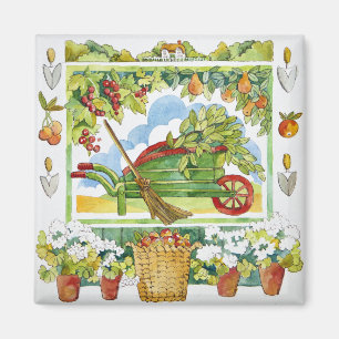 Imán Carretilla - anillo 2012 del jardín