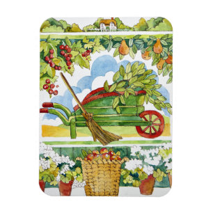 Imán Carretilla - anillo 2012 del jardín