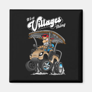 Imán Carro de golf Es un Personalizado de coches de gol