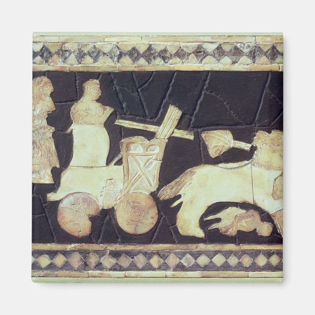 Imán Carro de guerra tirado por dos caballos, 2800-2300 (Frente)