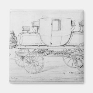 Imán Carro del vapor de la camilla, 1827