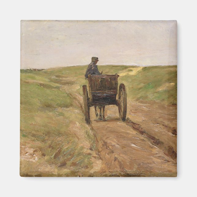 Imán Carro en Katwijk, 1889 (Frente)