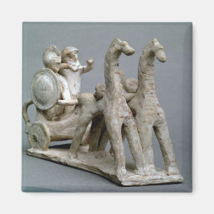 Imán Carro y caballos, de la tumba de princesa Nefe