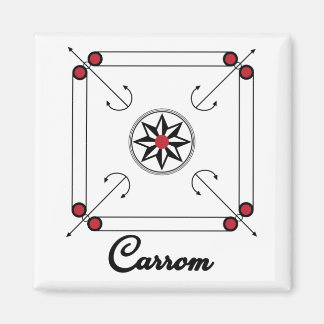 Imán Carrom Board Indio Diseño de juegos retro paquista