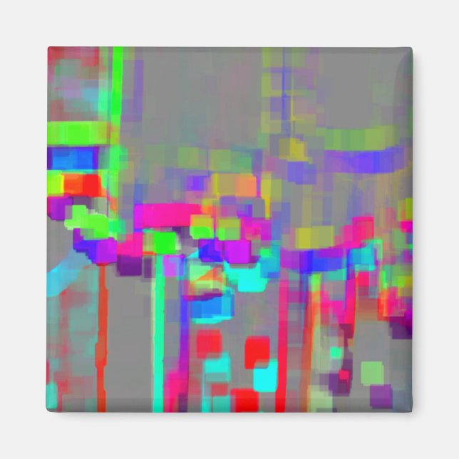 Imán "Carrousel" Arte Geométrico (Frente)