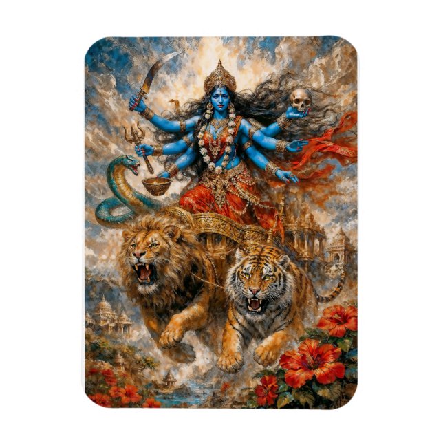 Imán Carroza divina Kali (Vertical)