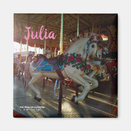 Imán Carrusel Carnaval Feria de Carnaval Caballo Merry 