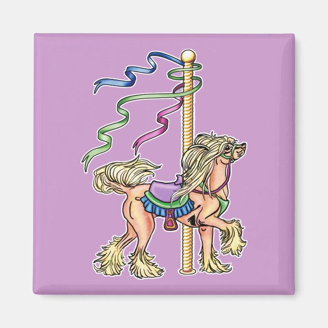 Imán Carrusel en reposo chino (Frente)