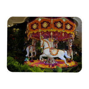 Imán Carrusel floral Wynn Las Vegas Photo Magnet
