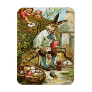 Imán Carta al conejo de Pascua