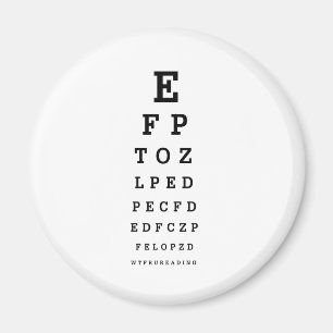 Imán CARTA de OJO - LECTURA del humor WTF RU