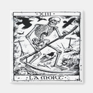 Imán Carta de tarot de Mort del La