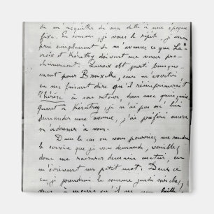 Imán Carta de Zola a Edouard Manet 1868